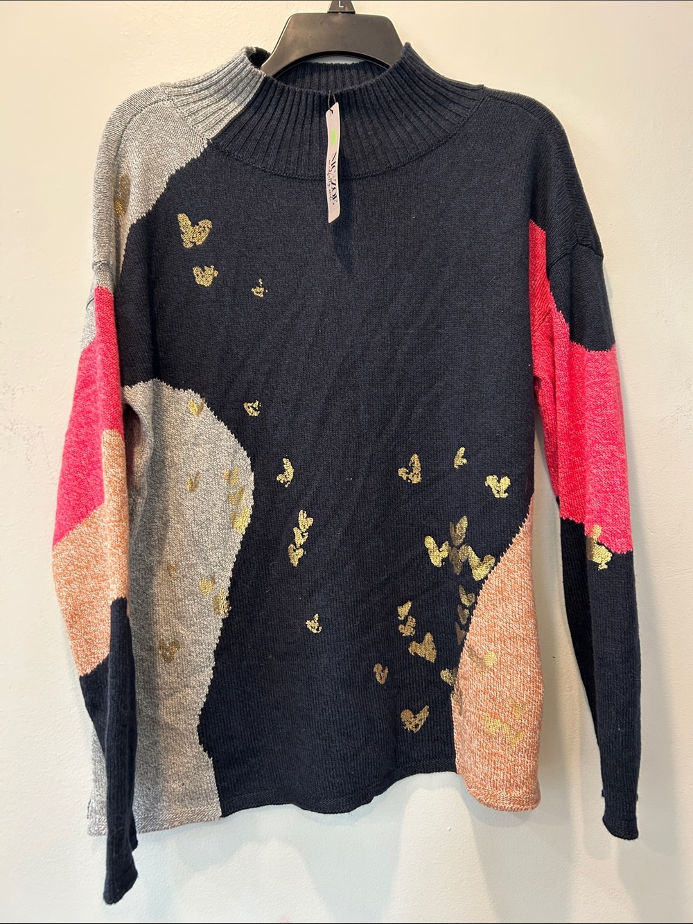 NIC+ZOE Ribbed Mock Neck Sweater